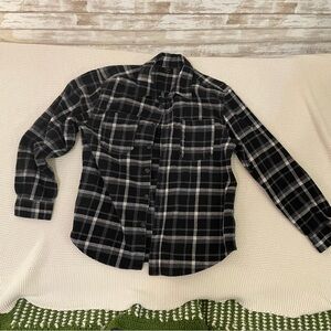 Brahma Black and Gray Checkered Men's Shirt